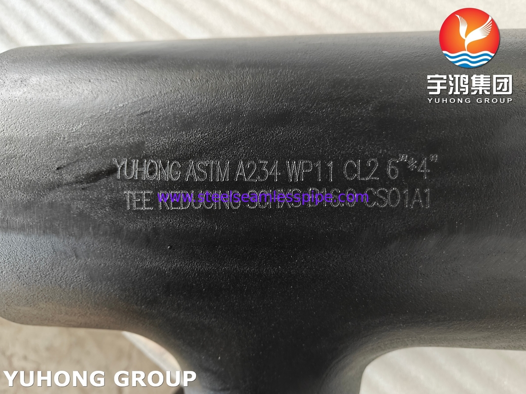 ASTM A234 WP11 CL2 Aluminiumstaal reductievoer ASME B16.9 Buttweld-buisbehoren