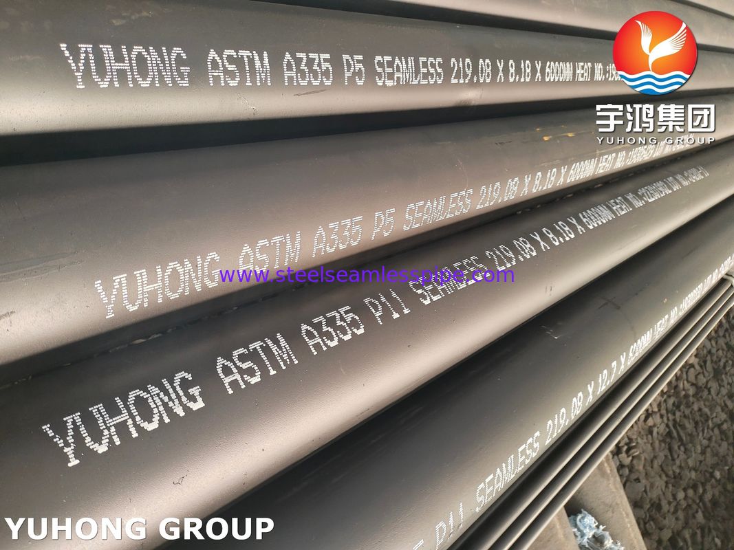 ASTM A335 P11 P22 ALLOY STEEL SEAMLESS PIPE SCH80 SCH40 ZWARTSCHALEN BESCHALENDE VLAAGE VELDEN VAN OLIE EN GAS