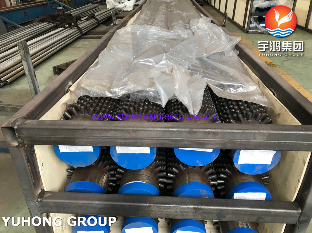 ASTM A335 P9 Gelegeerd Naadloos Stalen Pijp, Voorzien van Studs, Voor Furcane Buis Toepassing