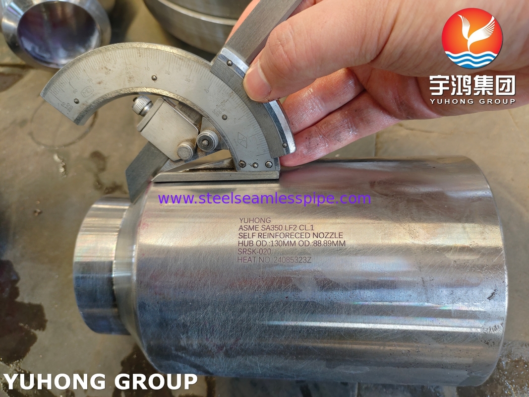 ASTM A350 LF1 LF2 LF3 LF5 Gesmeed zelfversterkende sproeiers voor drukvaten