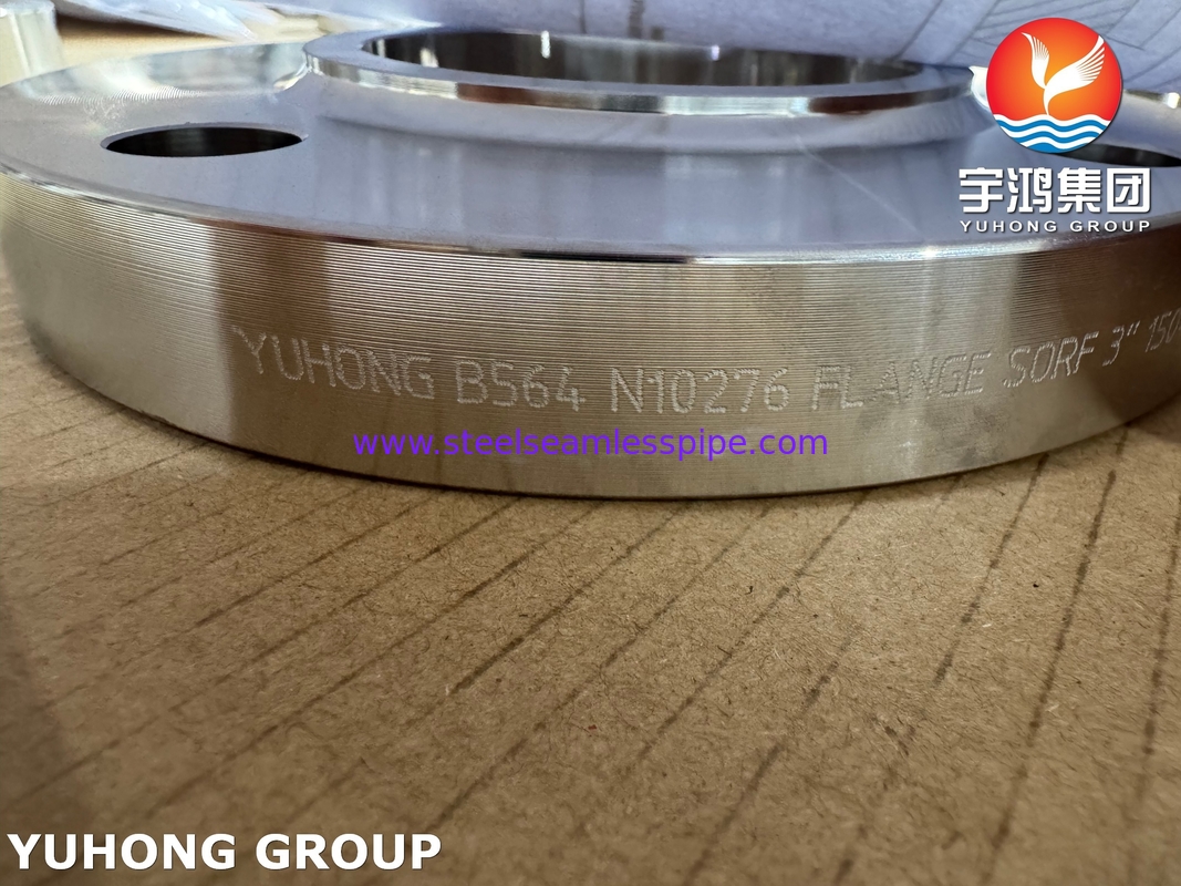 ASTM B564 UNS N10276 C276 Slip On RF FLANGE voor gevaarlijk industrieel afval