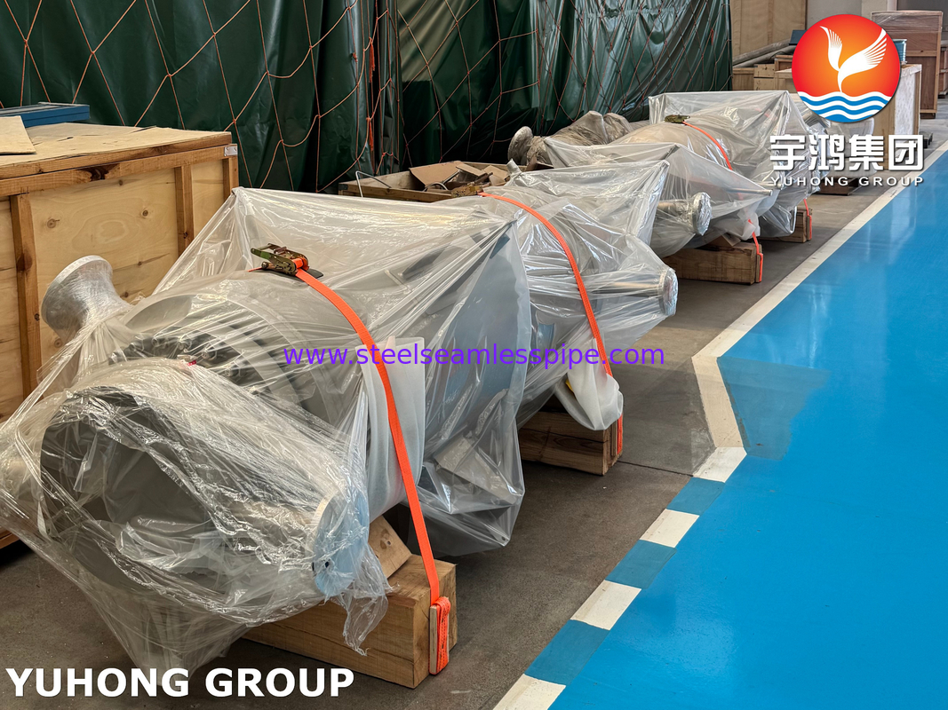 ASME VIII-1 U-buis warmtewisselaar bekleed UNS N06600 voor chloor-alkali proces NACE MR0175​