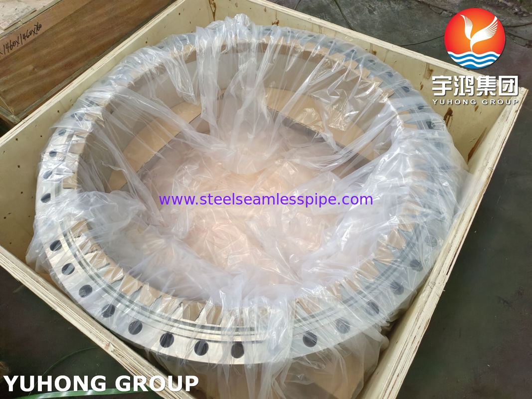 ASTM A182 F310 WN RTJ Face Stainless Steel Pipe Forged Flange voor petrochemische en energiecentrales