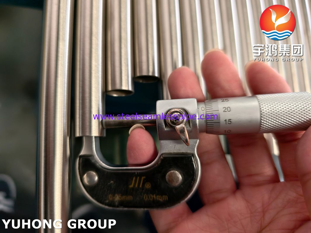 ASME SB163 N08810 Nickel Alloy Seamless Tubes For High Temperature And Pressure Service