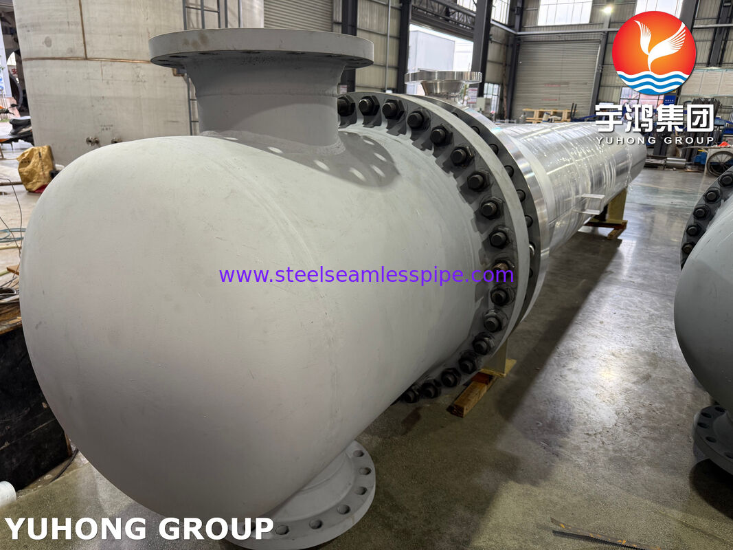 ASME U-gestempelde AES Type drijvende kop warmtewisselaar met TP316L buizen voor zware omstandigheden