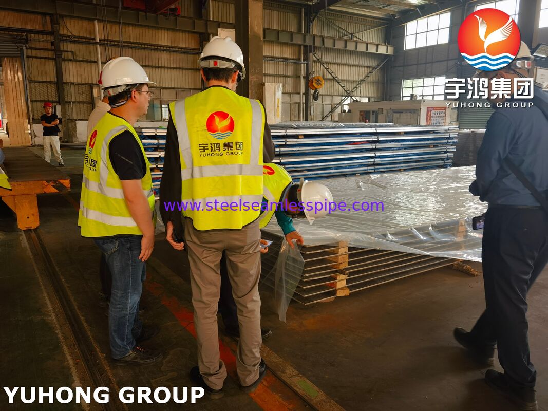 Titanium stalen beklede platen bekledingsonderdelen SA516 Gr 70 met Gr.2 explosieve composiet