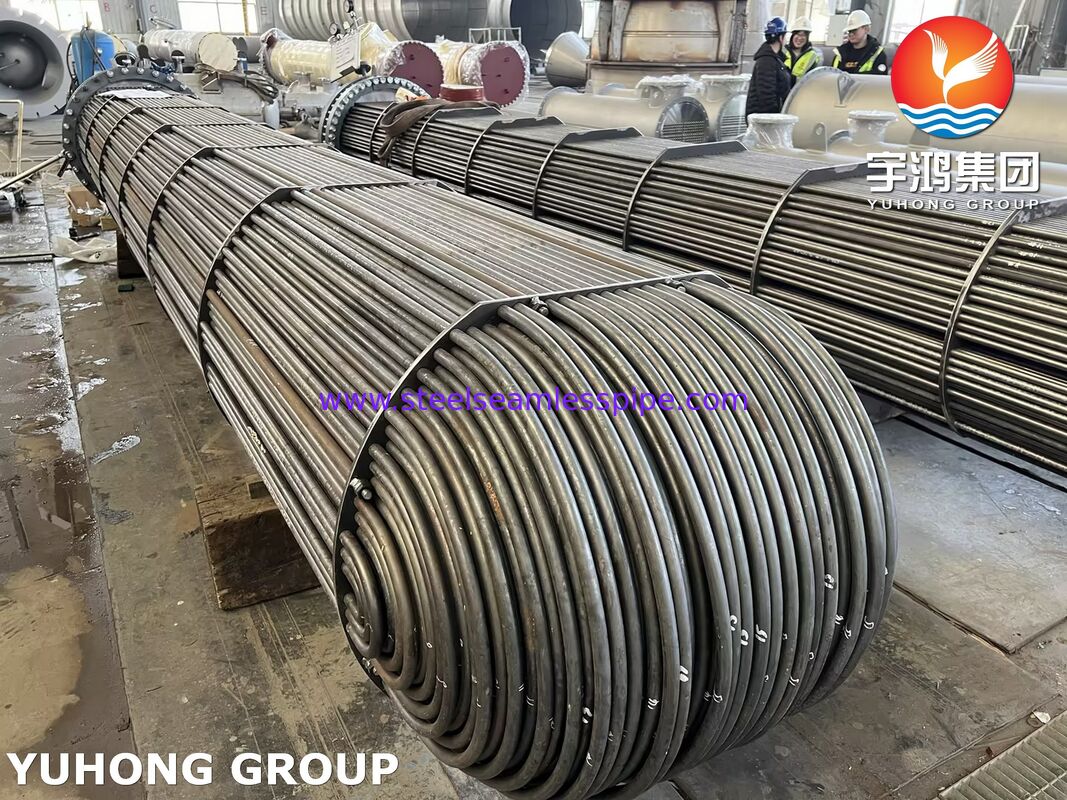 Warmtewisselaar buizenbundel SA350 LF2 CL1 Tubesheet SA334 Gr.6 U-bocht buis