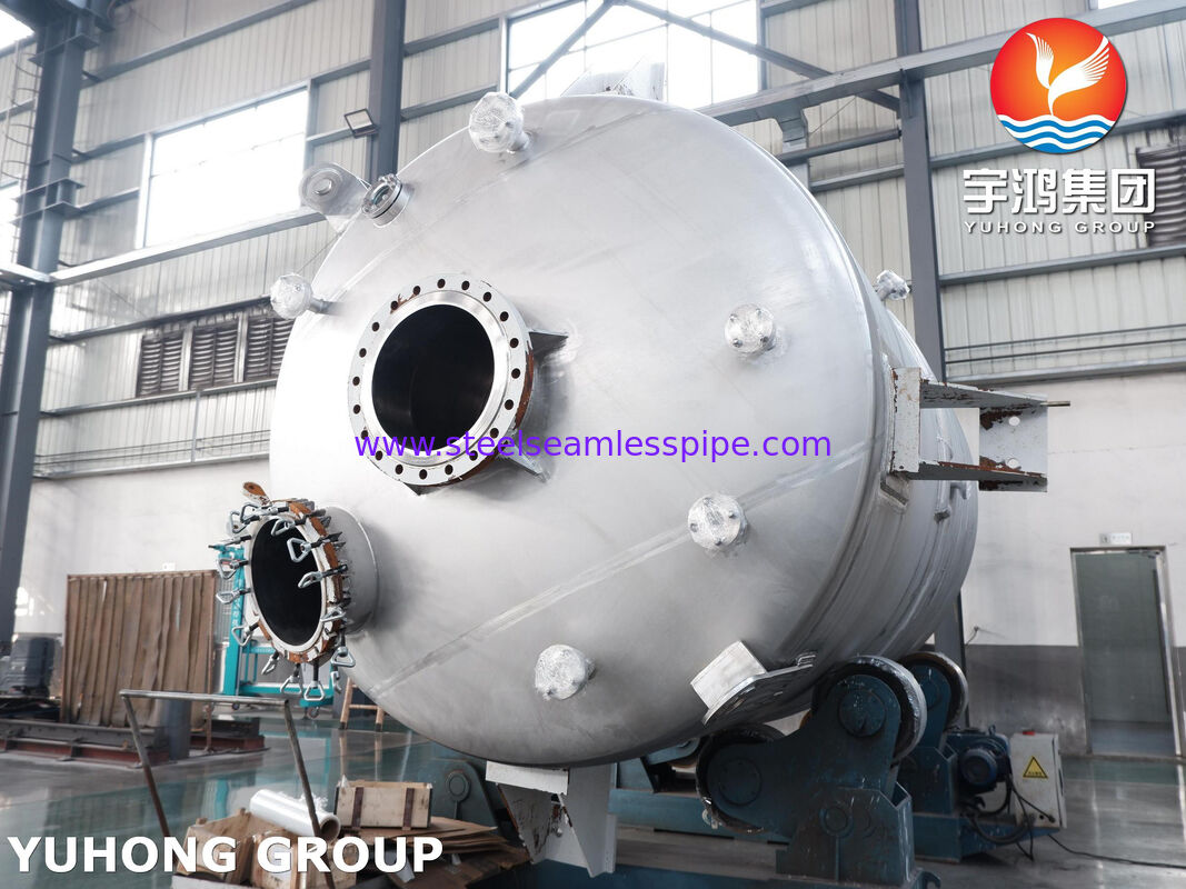 ASME U Stempel Gecertificeerde Gevoerde Reactorvat in SA516 Gr.70 Koolstofstaal met Roerwerk voor Mischen