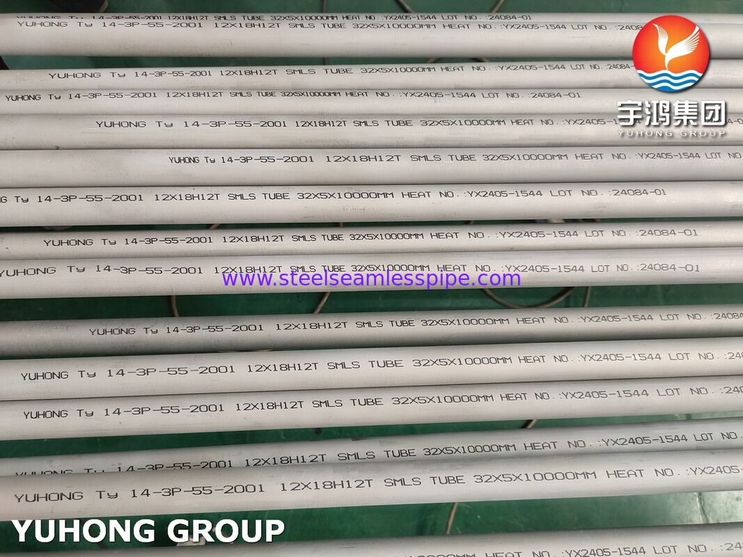 NAADLOOS ROESTVRIJSTALEN BUIS GOST 9941-81 12X18H12T RUSLAND GOCT NORM WARMTEBESTENDIG STAAL