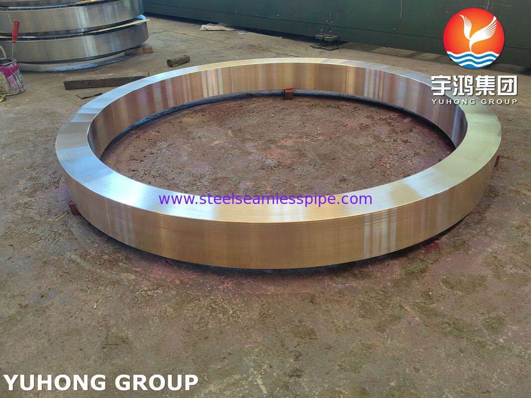ASTM B171 / ASME SB171 C70600 Koper Nikkel Ring CuNi 90/10 Gesmede Ring