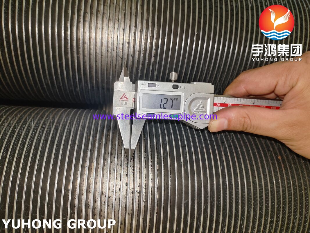 ASTM A376 TP347H Fin Tube CS, Hittebestendige Composiet Fin Tube (CS Basis + TP347H Fin)