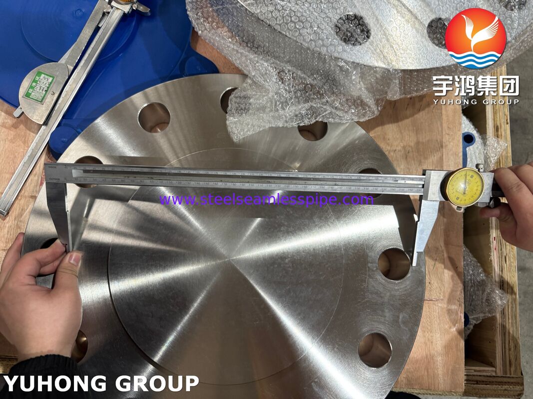 ASTM A182 F51 Duplex 2205 Blindflens ASME B16.5 BLRF Flens Duplex Staal Flens