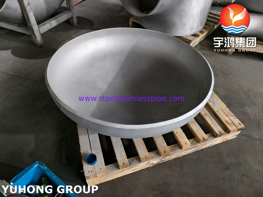 ASME SA403 / ASTM A403 WP304H eindkap ASME B16.9 roestvrijstalen buttweld pijpfittingen