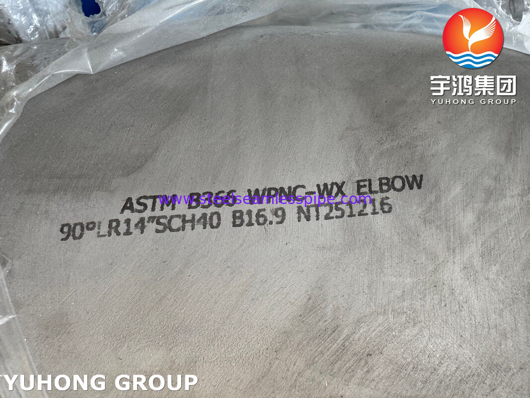 ASTM B366 WPNC Elbow UNS N04400 / Monel 400 Buttweld Pipe Fittings 90 graden LR Elbow