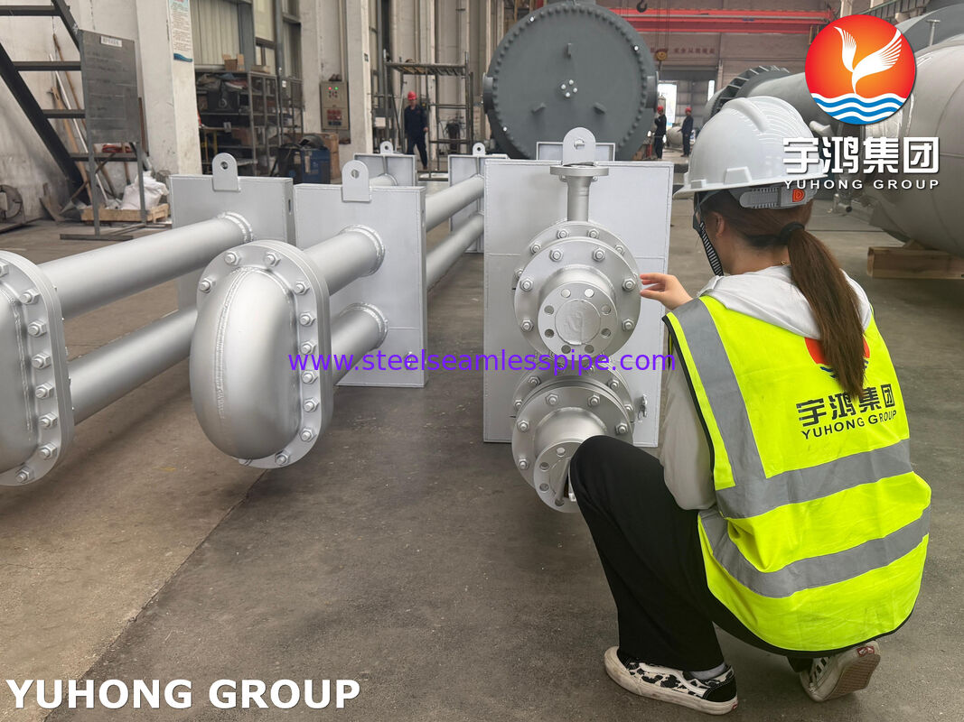 ASME SA516 Gr.70 Carbon Steel Warmtewisselaar Schelp met Monel 400 Tema Warmtewisselaar Finished Tube Bundle
