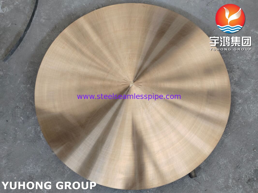 ASME SB171 UNS C46400 Naval Messing Plaat Gesmeed Blanke Cirkel Koperlegering Smeedstuk Schijf