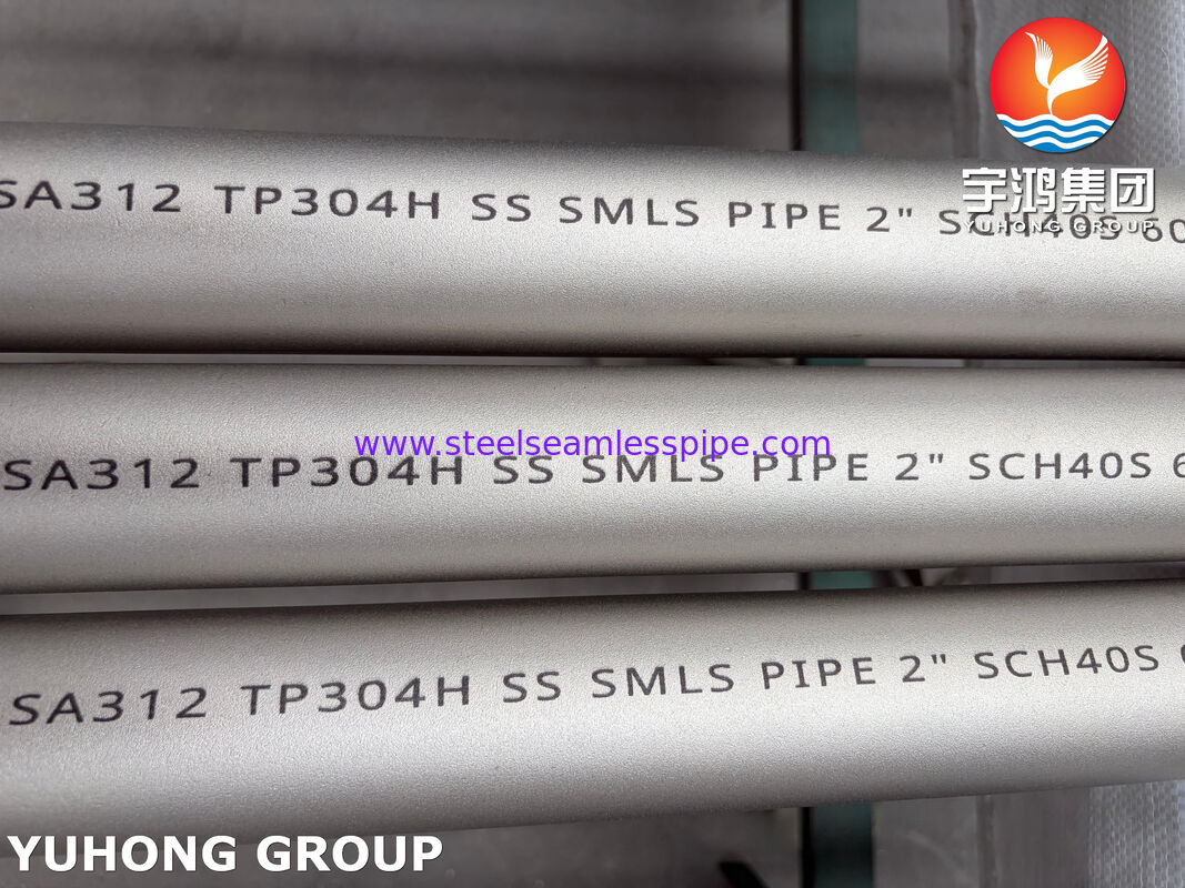 ASTM A312 TP304H 304L naadloze buis van roestvrij staal voor chemische en industriële toepassingen