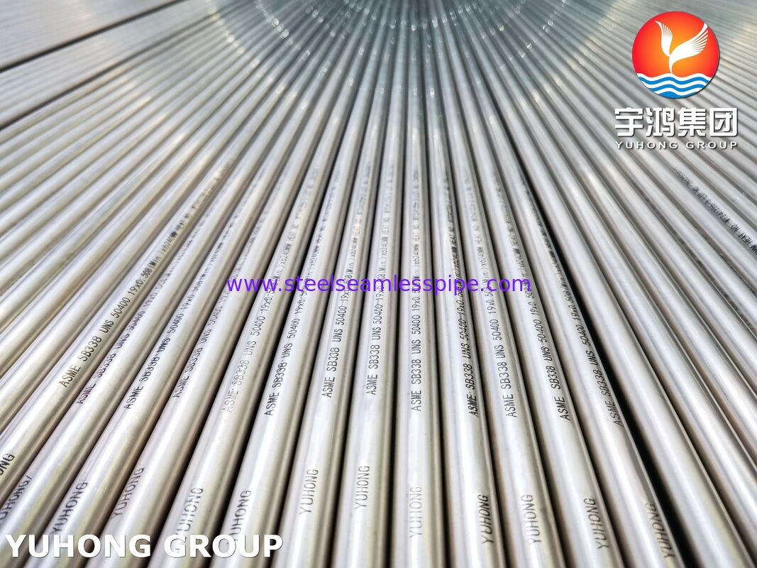 ASTM B338 Grade 2 Titanium Seamless Tube UNS R50400 for Heat Exchangers with Bright Annealed Surface