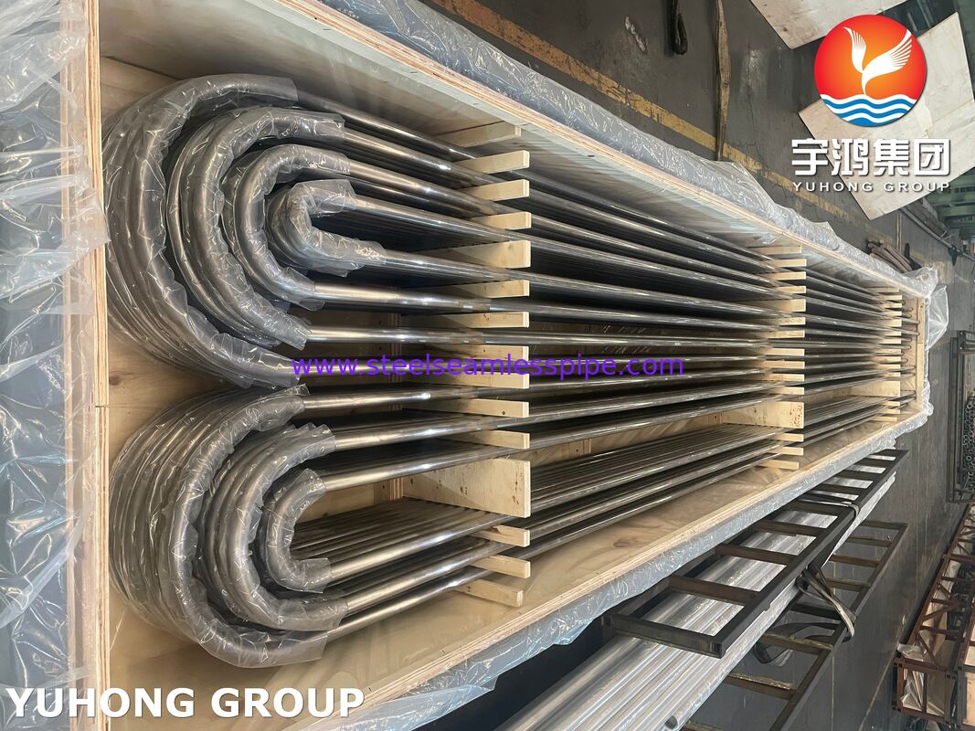 Monel 400 warmtewisselaar ASME SB163 UNS N04400 naadloze U-buigbuis van nikkellegering