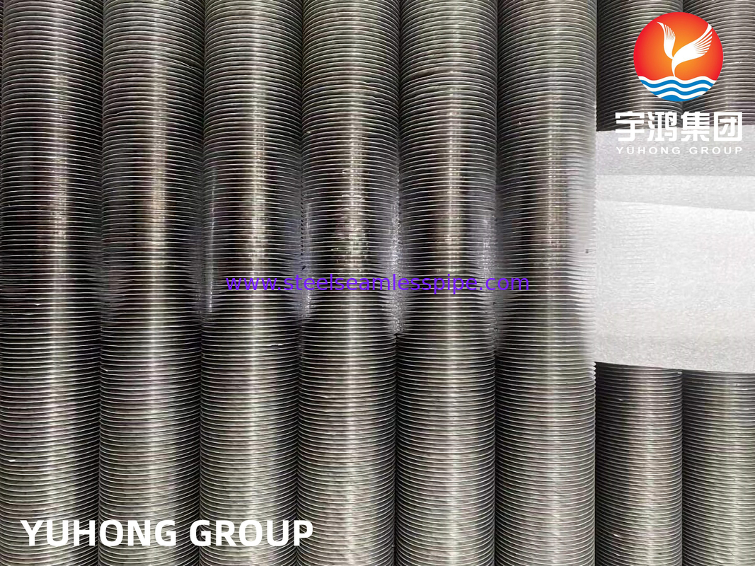 Inbeddende vinnenbuis ASME SB163 Monel 400 Nickel Alloy Tube Type G Vinnenbuis