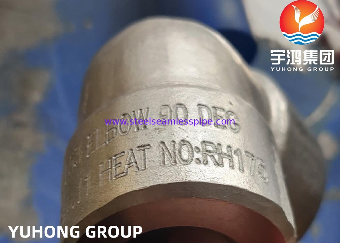 HET SUPER DUPLEXstaal SMEEDDE MONTAGEastm A182 F53 ELLEBOOG 90DEG 1/2“ 3000# NPT B16.11