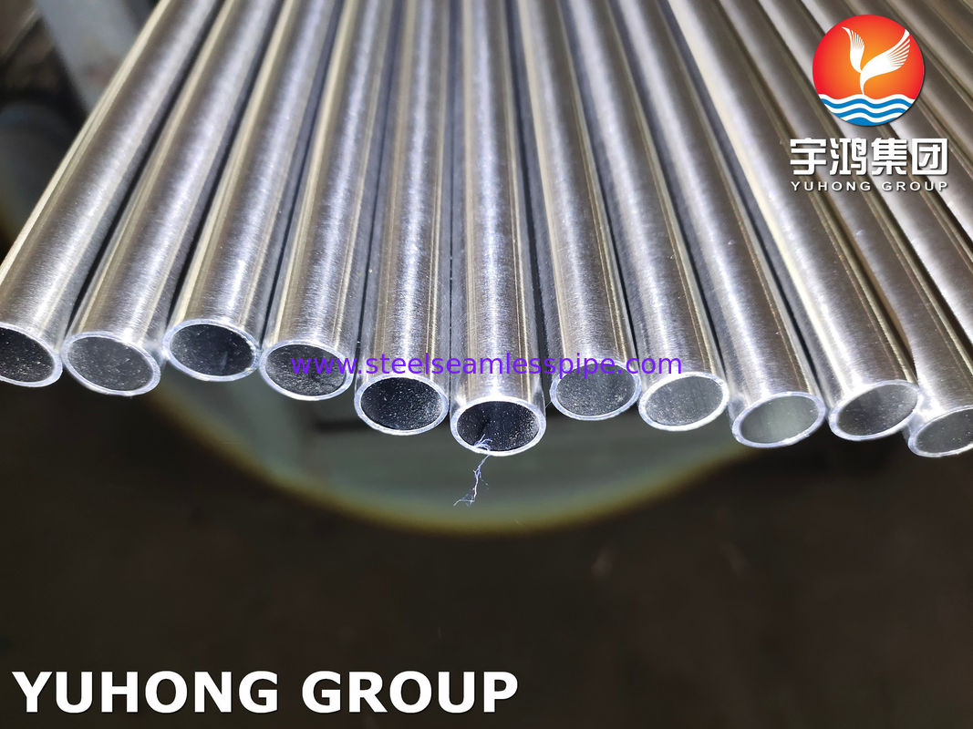ASTM A269 / ASME SA269 TP316L Roestvrij staal helder gegalvaniseerd buis 320 Grit Polish Tube