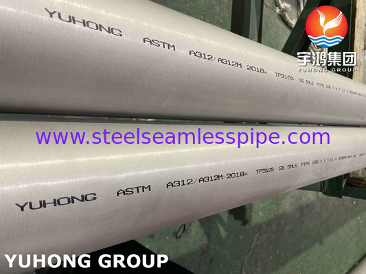 Het Roestvrije staal van ASTM A312/van A312M ASME SA312-2018a TP310S om Pijp