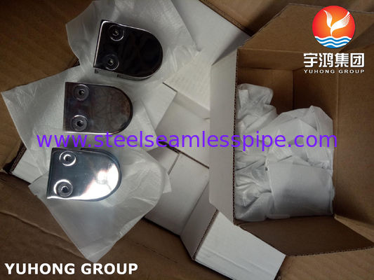 Accesorios Herrajes Pasamanos Barandas de acero inoxidable Superficie espejo 600Grits Abrazadera Soporte Caja Madera