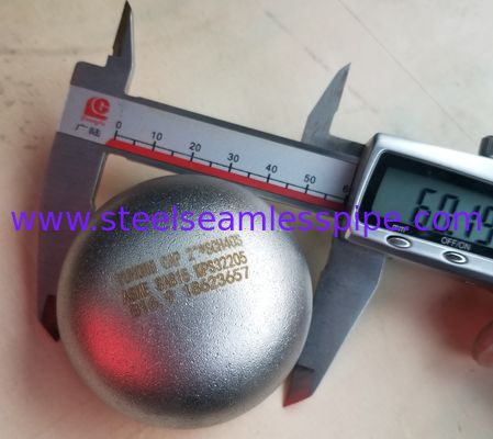 End Cap ASTM A815 UNS S32205 2205 Duplex roestvrij staal Buttweld Fitting voor ontzilting