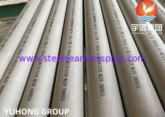 Ontharde en Ingelegde roestvrij staalnaadloze buis ASTM A312 TP304L TP304H TP321 TP316L