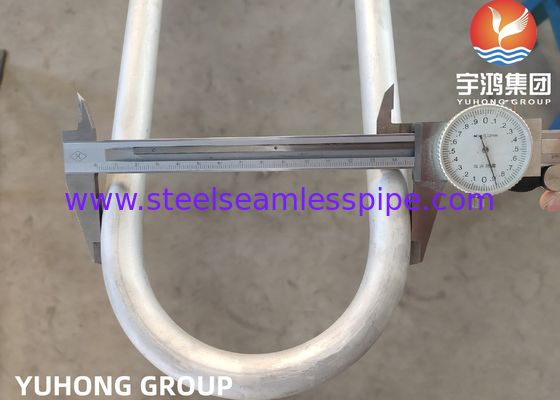 Buis van de het Roestvrije staal de Naadloze/Gelaste U-bocht van ASTM A688 TP304/304L TP316L TP904L