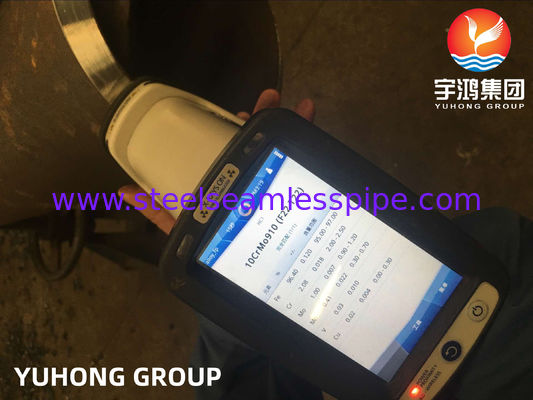 De Naadloze Buizen van het legeringsstaal, ASTM A335 P11, P22, P5, P9, het Zwarte Afgeschuind schilderen van ASTM A335 P91,