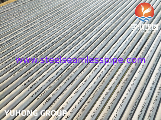 ASTM A213 TP304 Naadloze Roestvrijstalen Buis, Gebeitst & Gegloeid voor Warmtewisselaar en Boiler