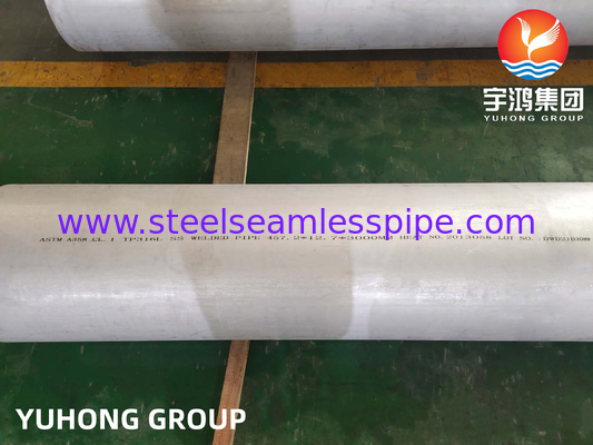 ASTM A358 CL1 TP316L Roestvrij staal gelast buis voor hoge temperatuur service