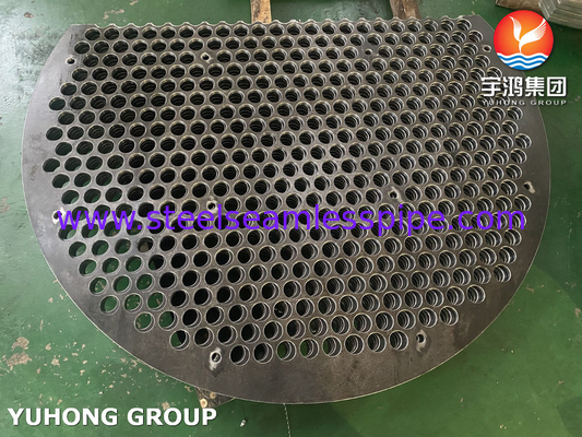 ASME SA283 Gr.C Eenvoudig segmentele buffer voor toepassing in warmtewisselaars