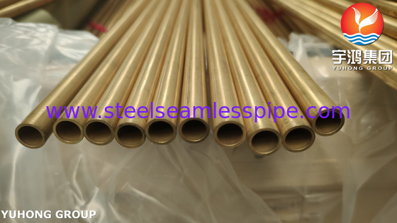 ASME SB111 ASTM B111 C68700 O61 Naadloze buizen L1M van aluminium koper voor verdamper