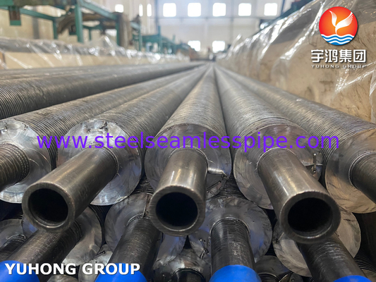 ASME SA210 Gr A1 naadloos buisje Al1060 Aluminium Fin Embedded G Type Fin Tube Voor de olie- en gasindustrie