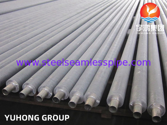 ASME SA210 Gr A1 naadloos buisje Al1060 Aluminium Fin Embedded G Type Fin Tube