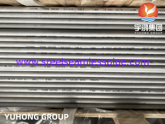 ASTM A789 UNS S31803 SAF2205 Duplex Steel Seamless Tube in agressieve omgevingen