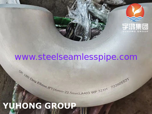 A403 WP321H Elbow 90/180 Deg, roestvrij staal Butt Weld Fitting B16.9