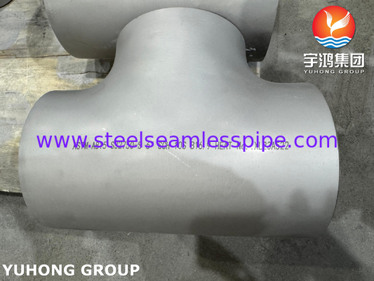 ASME B16.9 Super Duplex 2507 Bevestigingen ASTM A815 WPS32750 BW Super Duplex Tee