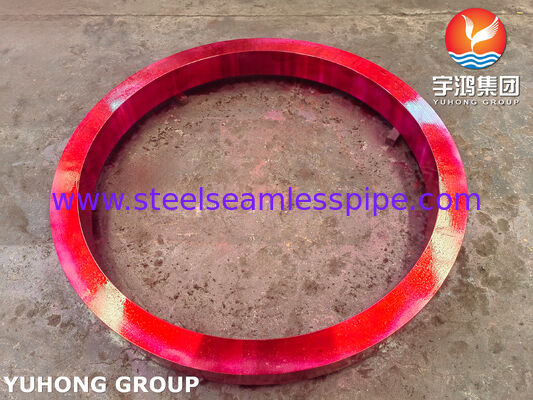 ASME SB171 C70600 Koper Nikkel Zware Ring voor Grote Warmtewisselaar Plaatplaat & Mantelverbinding met OD 1464mm x ID 1277mm x 132mm