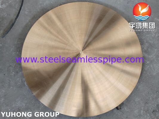 ASME SB171 UNS C46400 Naval Messing Plaat Gesmeed Blanke Cirkel Koperlegering Smeedstuk Schijf