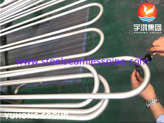 ASTM B444 Inconel 625 naadloze U-bochtbuis voor schelp- en buizenwarmtewisselaars