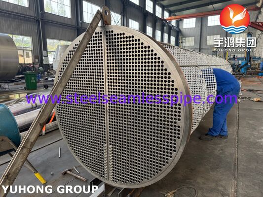 HP-HT Voorverwarmer Warmtewisselaar ASME Sectie VIII Div. 1 TEMA Warmtewisselaar Vingertubebundel