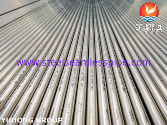 ASME SB338 UNS R50400 Naadloze Titanium Buizen voor Condensors en Warmtewisselaars