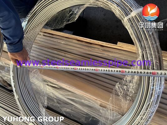 ASTM A269 TP316L Roestvrij Staal Coil Naadloze Buis Voor Instrumenten, Helder Gegloeid