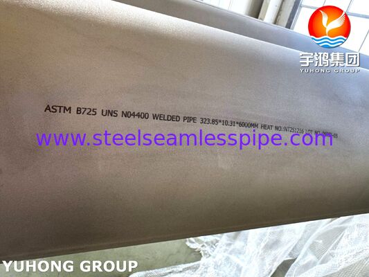 ASTM B725 Monel 400 Nickel legering gelast buis met corrosiebestendigheid en aangepaste afmetingen