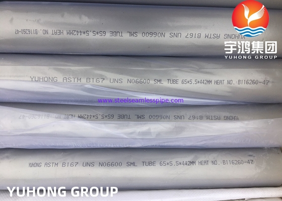 NAADLOZE de BUISinconel Inconel 600/Legering 600/UNS N06600 PIJP ASME SB167 van de NIKKELlegering