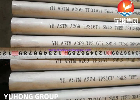 Koude Rolld het Instrumenten Heldere Ontharde Buis van ASTM A269/van ASME SA269 TP316Ti TP316L TP304L TP304H